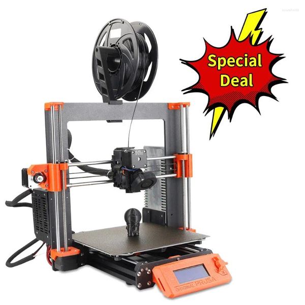 Impresoras Clone Prusa I3 MK3S Kit completo de impresora 3D DIY con piezas de impresión magnética de perfil de aleación de aluminio y Super Pinda