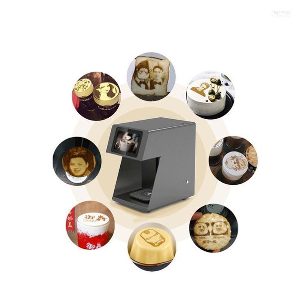 Imprimantes café imprimante 3D Selfie Machine d'impression automatique pour gâteau au jus de thé Latte avec écran tactile Lattop Roge22