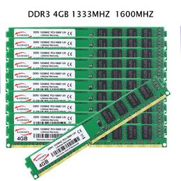 PRINTERS DDR3 RAM 4GB 1600 MHz Gloednieuwe laagspanning 1.5V PC312800U Desktop geheugen DIMM 240PIN NONECCC