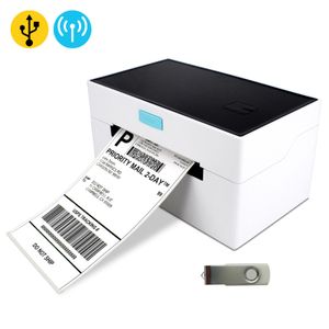 Imprimantes Imprimante d'étiquette thermique de bureau pour le fabricant d'étiquette d'étiquette de package d'expédition 4x6 USB BT Connexion Thermal Sticker Imprimante 110 mm Papier