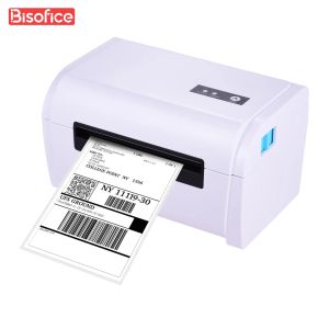 Printers Desktop Thermal Label Printer Verzendlabel PRINTER PAKKET LABEL MAKER Hoge snelheid USBBT -verbinding Thermische sticker Printer