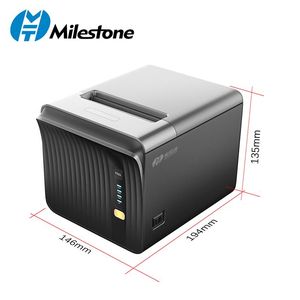 Printers Desktop thermische ontvangstprinter 80mm POS Systemen 3 inch Bill Bonnen WiFi Bluetooth USB Restaurant Machine met keukenprinter