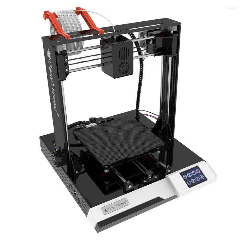 Skrivare EasyThreed K8 Plus 3D -skrivare FDM Desktop Printing Machine 150x150x150mm utskriftsstorlek borttagbar plattform med 2,4 '' pekskärm