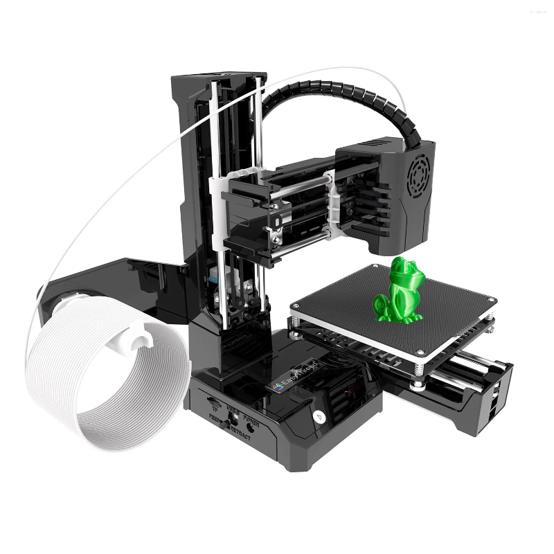 Impresoras EasyThreed K9 Mini Impresora 3D Máquina de impresión de una tecla Hogar Chirdren Portátil con tarjeta TF PLA 1.75mm Filamento