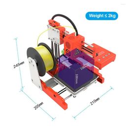 Impresoras EasyThreed Mini Desktop Niños Impresora 3D 100 / 100 mm Tamaño de impresión Impresión silenciosa de alta precisión con tarjeta TF Filamento PLA