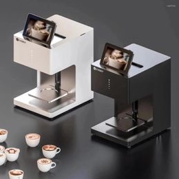 Printers evebot 3D latte art koffie Printermachine Automatische dranken Food Selfie met wifi -verbinding Printing Eetbare inktpatronen