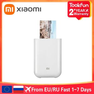 Printers Global Version Originele Xiaomi Mini Photo Printer Zink Inkless Technology Multifuncion AR Video Printing Bluetooth 5.0 Portable