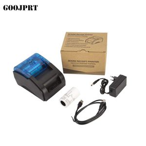 Imprimantes goojprt 80mm reçue imprimante thermique USB et port Bluetooth facile à connecter avec l'ordinateur de téléphone Bluetooth Thermal Imprimante