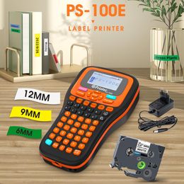 Imprimantes Imprimantes de labels portables PS100E Remplacez pour Brother Ptouch Label Maker Portable Wireless Labeller pour Brother TZE231 TZ Ruban