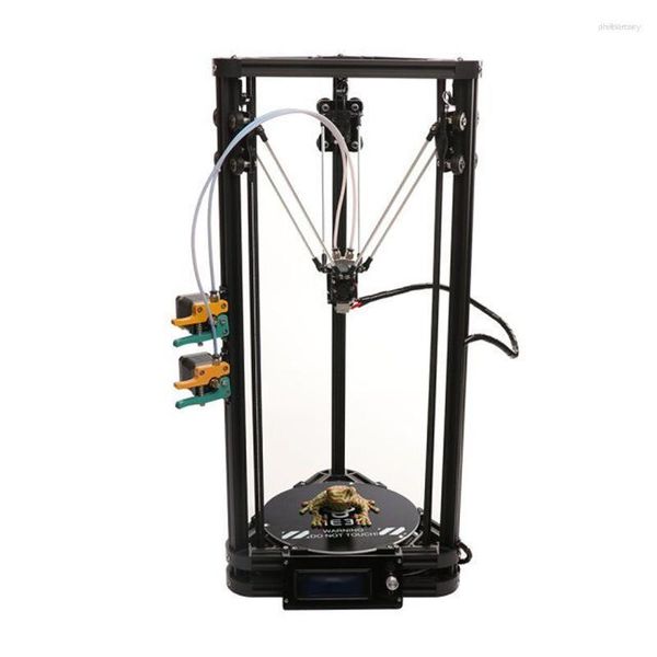 Imprimantes HE3D K200 Extrudeuse 2 en 1 Mise à niveau automatique Kit d'imprimante 3d Delta DIY Support Multi Material Filament High Precision Quality Line22