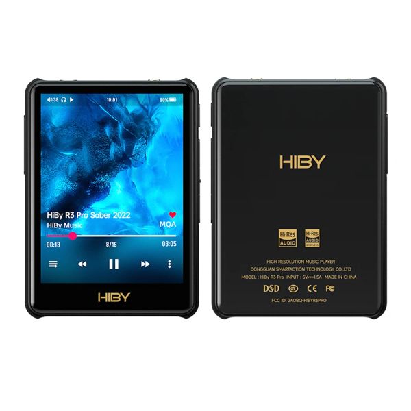 Imprimantes Hiby R3pro Saber 2022 Music Player MP3 5G Network WiFi Streaming Hires sans perte numérique Audio Tidal MQA LDAC DSD DAC 2 * ES9219