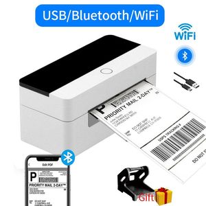 Imprimantes à haute vitesse USB imprimante thermique Bluetooth Étiquette d'autocollante Maker Bureau de 4 pouces Étiquette d'expédition imprimante de code-barres pour express