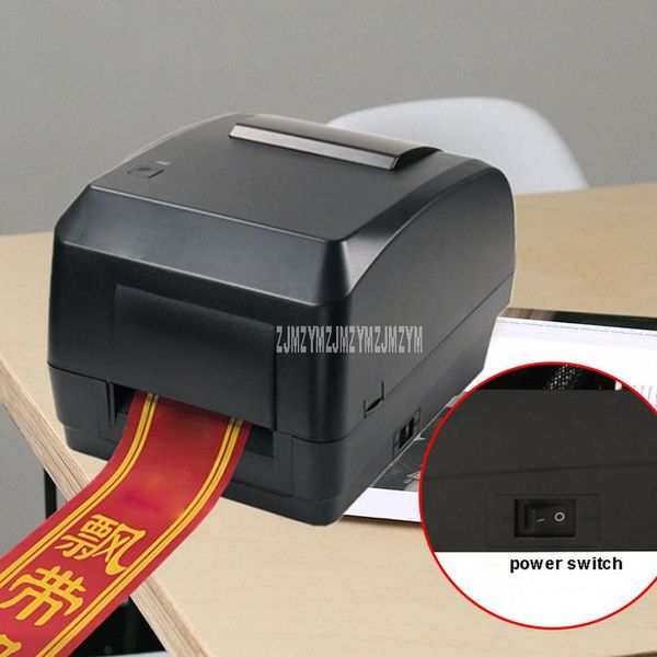 Imprimantes Imprimante de ruban de satin électrique de haute qualité 140 m / h avec machine d'impression de ruban de décoration d'interface USB 104 mm Largeur d'impression