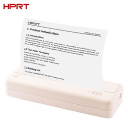 Printers HPRT MT810 A4 Portable Paper Printer Thermisch afdrukken Wireless BT Connect Compatibel voor iOS en Android Mobile Photo Printer