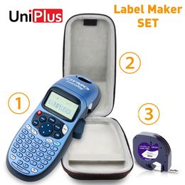 Printers LT100H Dymo Label Maker Label Machine Portable Printer Dymo Lettag LT100H Label Printer Typewriter 91201 12267 91203 91204