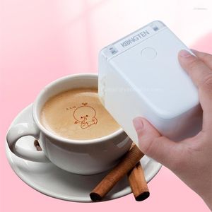 Impresoras MBRUSH Mini Handheld Food Impresora Edible Tinta portátil Portal Pen impresa Pan de diy personalizado Café de café Cookies Línea de impresión 22