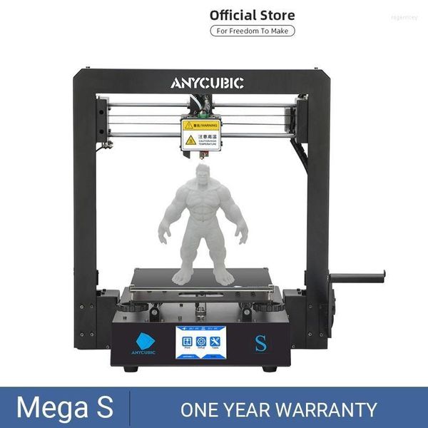 Imprimantes Mega-S Mega S Imprimante 3D I3 Mise à niveau Grande Taille TPU Haute Précision Écran Tactile Impression 210 205mmImprimantes Roge22