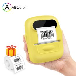 Imprimantes Mini Labed Maker Machine P50 Adheisve Thermal Label Imprimante Sticker Bluetooth Sticker Imprimante avec bande de papier P50 E210