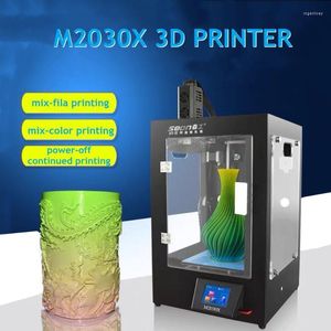 Imprimantes Mix-Color Printing Touchsreen M2030X Machine d'impression 3D FDM à extrudeuse unique avec taille de construction 200 300mmImprimantes Roge22