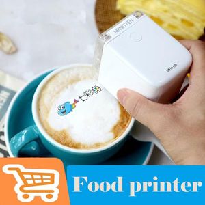 Impresoras móvil wifi color mini impresora portátil impresora wifi wifi tricolor food tinta cartucho hommald alimento impresora de inyección de tinta