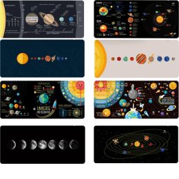 Printers Mouse pad Space Planet Game Desktop Computerpad Grote rubberen toetsenbordkussen Computer Muis Antislip Design Lock Edge Computer PA