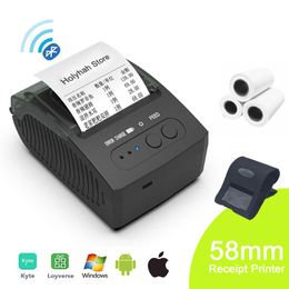 Imprimantes Nouvelles imprimantes de réception Bluetooth sans fil de haute qualité de haute qualité pour téléphone mobile Android POCK Bill Maker impresora