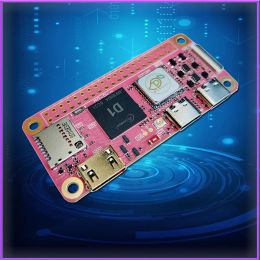 Primantes New Mango Pi Mangopi MQPRO D1 Demo Board RISCV SBC 512MB / 1 Go RAM avec WiFi / Bt Sakura Pink V1.4