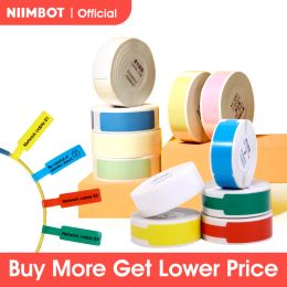 Imprimantes Niimbot B18 Pet Label Paper Imperproof Antioil Tag 810 ans Autocollant d'impression de durée de vie pour fabricant d'imprimantes d'étiquette thermique portable