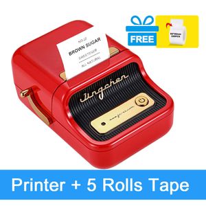 Printers Niimbot B21 Label Printer draagbare thermische draadloze bluetooth printer gebruikt voor barcode kleding sieraden fooder Niimbot B203 221107