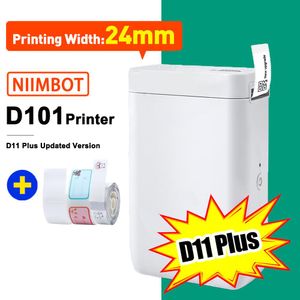 Printers Niimbot D101 D11 plus label Printer Machine Mini Pocket Thermal Label Maker BT Verbind etiketteringsmachine Papierbreedte 1025 mm