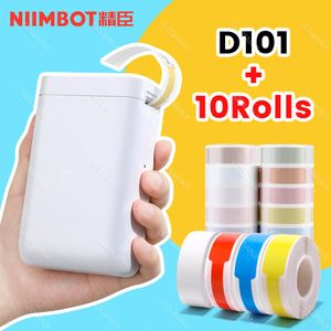 Imprimantes Niimbot D101 Portable Maker Sticker Wireless Sticker Imprimante For Phone Tablet Facile to Use Office Home Organisation D110 D11 Plus