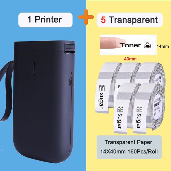 Imprimantes Niimbot D11 Étiquette d'autocollant imprimante thermique Bluetooth Portable Printing Mini étiquette sans fil Notes Barcode Phone Phone Imprimante gratuite