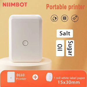 Printers Niimbot D110 Thermisch printerlabel draagbare draadloze pocket handheld printers thermische machine etikettering prijs sticker thuiskantoor
