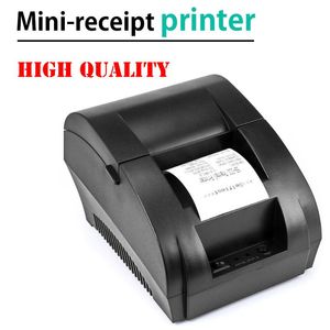 Printers Originele ZJ 5890K Mini -printer 58 mm POS Thermische ontvangstrekening Bill Printer Universal Ticket Printer Ondersteuning DotMatrix Multilanguage