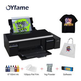 Imprimantes oyfame a4 dtf imprimante directement trasnfer film dtf imprimante pour imprimante dtf t-shirt avec dtf ink dtf piment film l805 a4 dtf imprimante