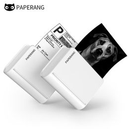 Imprimantes Paperang C1s 112 mm de largeur de poche mini imprimante 300dpi Portable BT thermal mobile imprimante compatible avec Android iOS Windows Mac