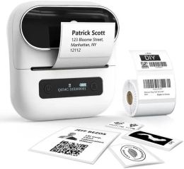 Imprimantes Phomemo M220 Maker, améliorer l'imprimante d'étiquette thermique 80 mm, machine à étiqueter portable pour Barcode