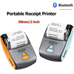 Imprimantes portables mini impresora imprimante imprimante sans fil USB TYPEC 58 mm imprimante thermique Bluetooth Pos Bill Mobile and Computer Imprimantes