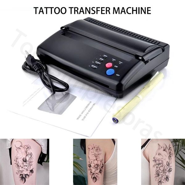 Imprimantes Professionnel Tattoo Stencil Maker Transfert Machine Flash Thermique Copieur Imprimante Fournitures A4 Outil Papier Tatuaje Herramienta Papel 221103