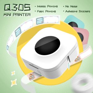 Printers Q30s Self -adhesive Mini Printer Portable Label Printer Phomemo Q30S Wireless Small Labeler voor het labelen van school Home Office