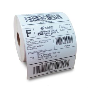 Printers Roll -lijmlijm thermisch label sticker papier supermarkt prijs blanco barcode label directe afdruk waterdichte printbenodigdheden