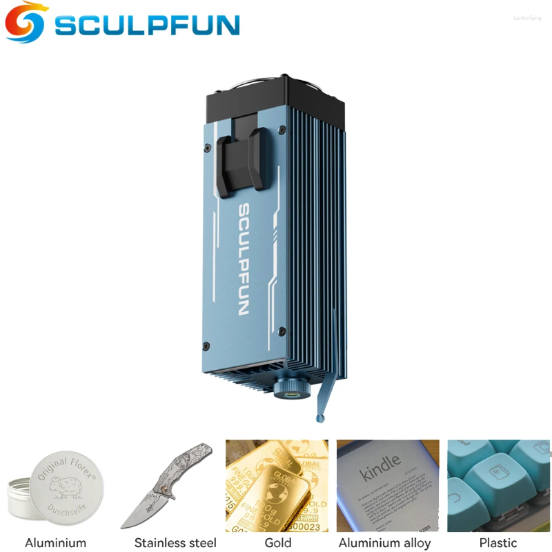 Printers SculpFun 1064nm Infrarood diode Lasermodule IR-2 0,03 mm Spot voor S9/S10/S30/S30 Ultra/SF-A9 Graveur gegraveerd metaal