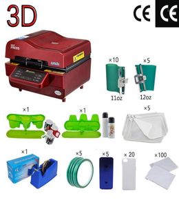 Printers ST3042 3D Sublimatie Warmtepers Printer Vacuümmachine Voor Gevallen Mokken Borden Glasses17829200