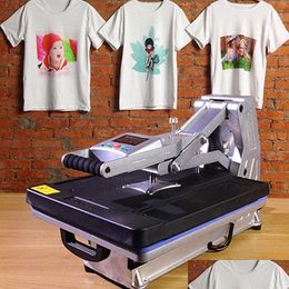Printers St4050B Grootformaat 16X20 Inch T-shirt Warmtepers Hine Sublimatieprinter voor T-shirt/kussensloop/telefoonhoes Drop Delivery Dhglr