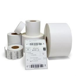 Printers thermische label sticker papier supermarkt prijs leeg barcode label directe afdruk waterdichte print benodigdheden rol/stack -lijm