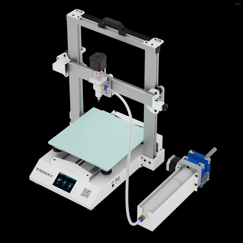 Impressoras Tronxy Moore 2 Pro Clay 3D Impressora cerâmica 230mm 250mm com sistema de alimentação Putter elétrico