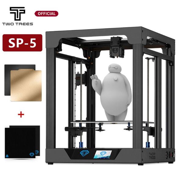 Impresoras Twotrees Impresora 3D SP-5 V1.1 DIY Kit COREXY Print 300 330mm Tamaño de impresión TMC2225 Nano V1.2 PEI FDM Dual Z AxisPrinters PrintersPr