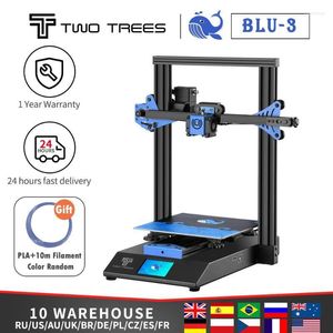 Printers Twotrees Blu-3 3D Printer Printing Diy Kits Mute Drive met magnetische PEI/ Bed PLA Filament Fit WiFi Module Bltouch Roge22