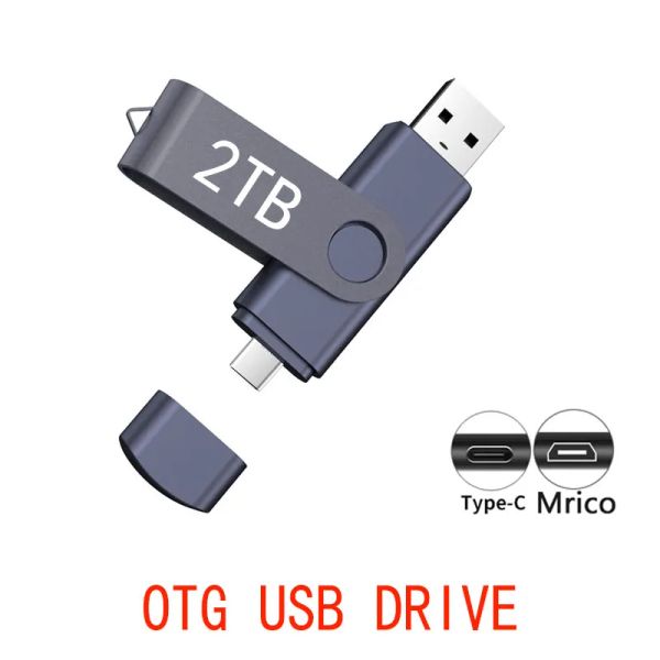 Impresoras USB 2.0 2TB Pen Drive 1 TB OTG Pendrive 2TB USB Flash Drive Typec Micro 512B Dranfa flash 2TB DISCO 2TB METAL FLASH DRIVE 2TB