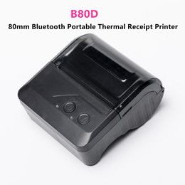 Imprimantes Port USB Nouveau version 80mm Bluetooth 2.0 Android Pos Receip Thermal Imprimante Bill Machine Machine Shop Imprimante pour le restaurant Supermarket